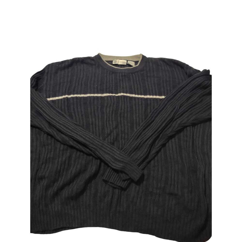 VTG Extreme Gear Stripe Sweater Large Grunge Hipster Preppy‎ Unisex Oversized